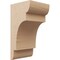 Ekena Millwork 8"W x 8"D x 16"H Wide New Brighton Rough Cedar Woodgrain TimberThane Corbel, Primed Tan CORUR08X08X16NEBRCPR - alternate 1